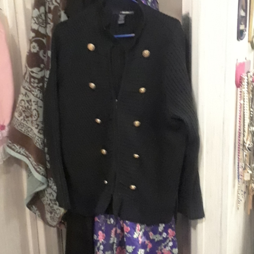 Military cardigan